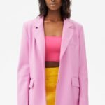 Faux Leather Blazer