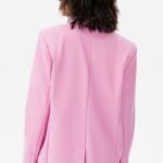 Faux Leather Blazer - Image 2