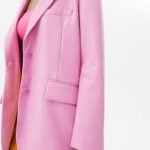 Faux Leather Blazer - Image 4